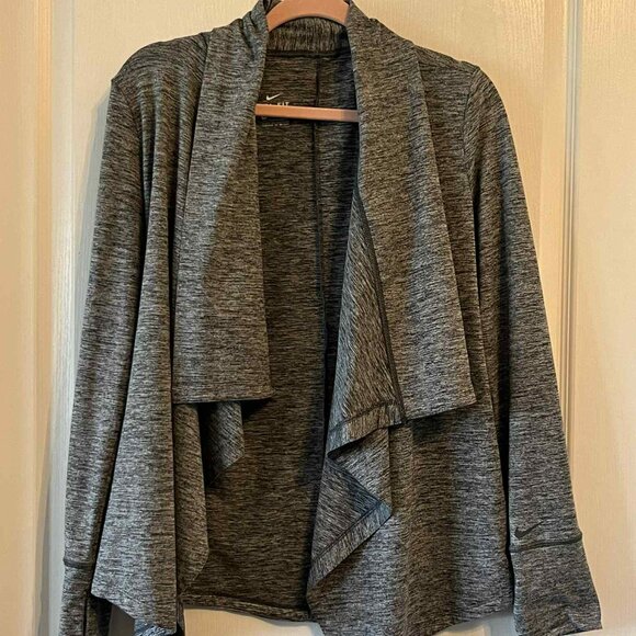 Nike Dri-Fit Women's Open Front Draped cardigan size XS - Picture 4 of 6